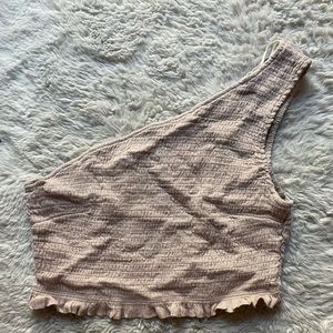 Off the shoulder crop top